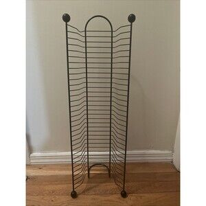 Atlantic DVD CD Rack Tower Video Game Movie Storage Metal Wire Holds 32 27”